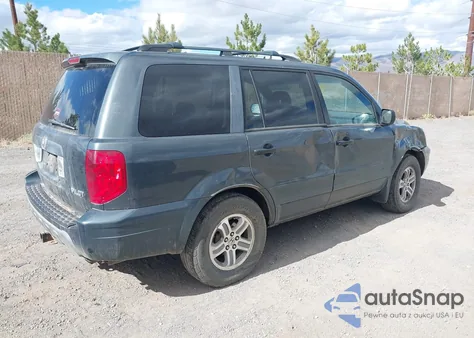 2005 Honda Pilot Ex-L из США, поврежденный, VIN 2HKYF18715H561486